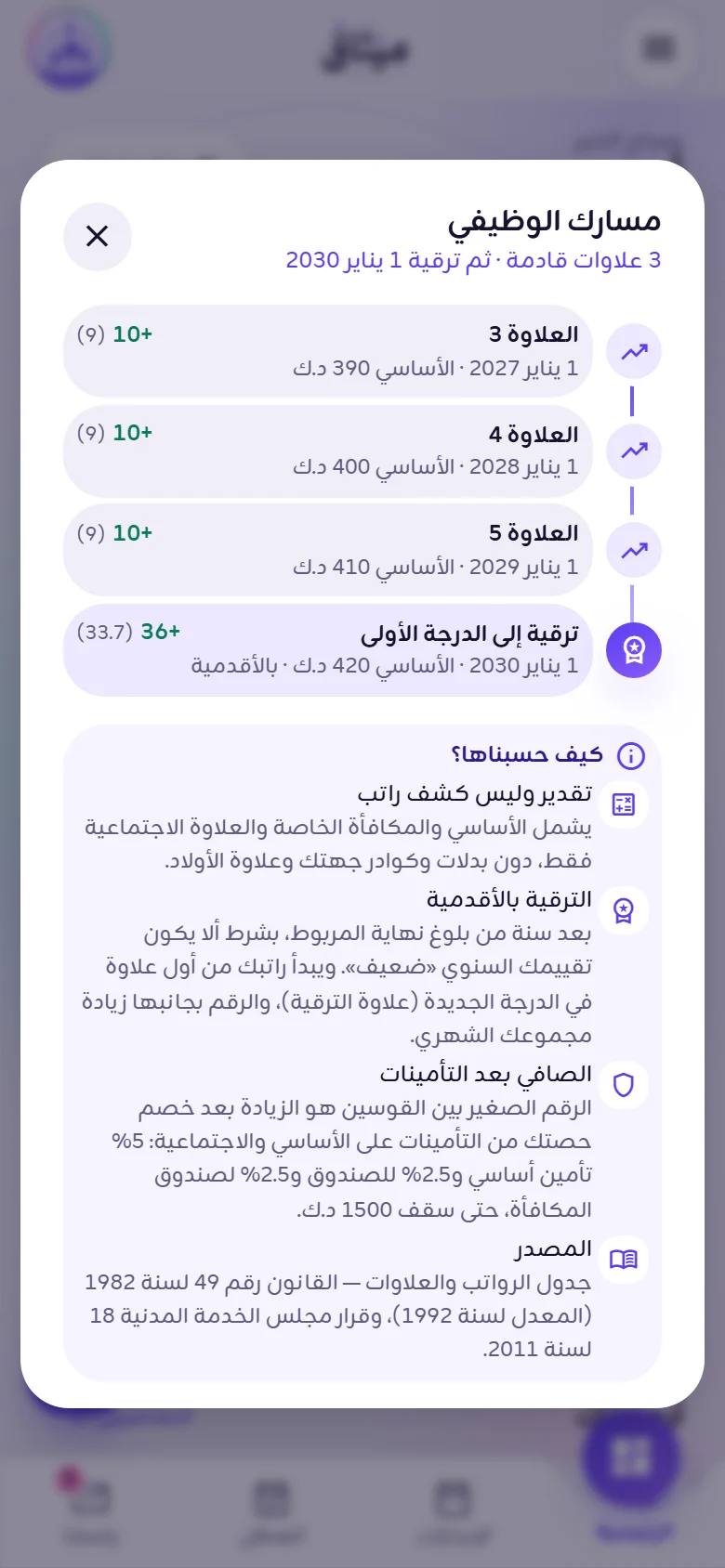 نافذة مسارك الوظيفي